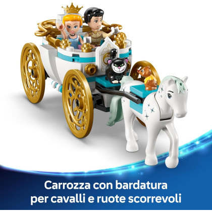 LEGO Disney 43275 - Castello e carrozza di Cenerentola
