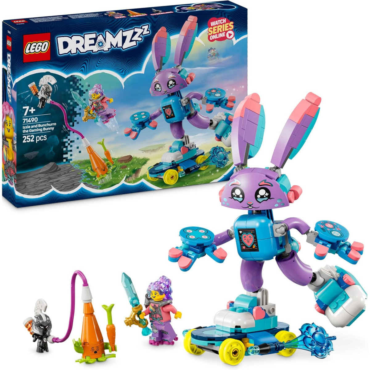 LEGO Dreamzzz 71490 - Izzie e il coniglietto del gaming Bunchurro