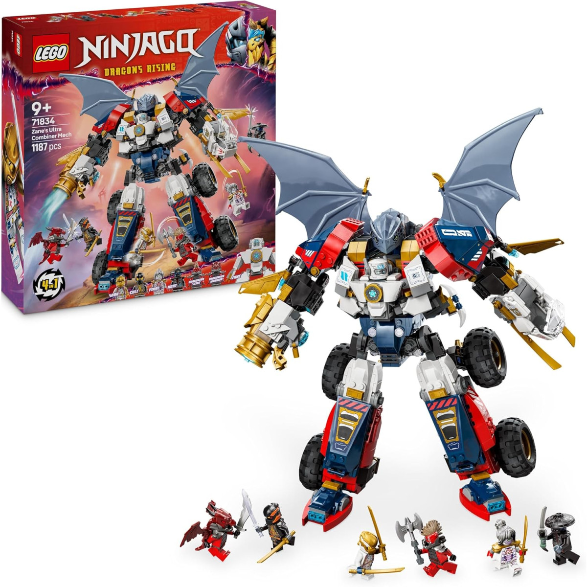 LEGO Ninjago 71834 - Mech Ultra Combinatore di Zane