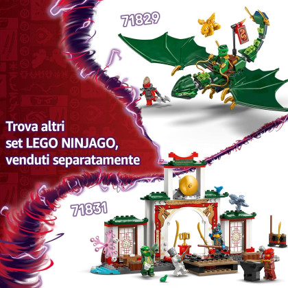 LEGO Ninjago 71829 - Drago della foresta verde di Lloyd