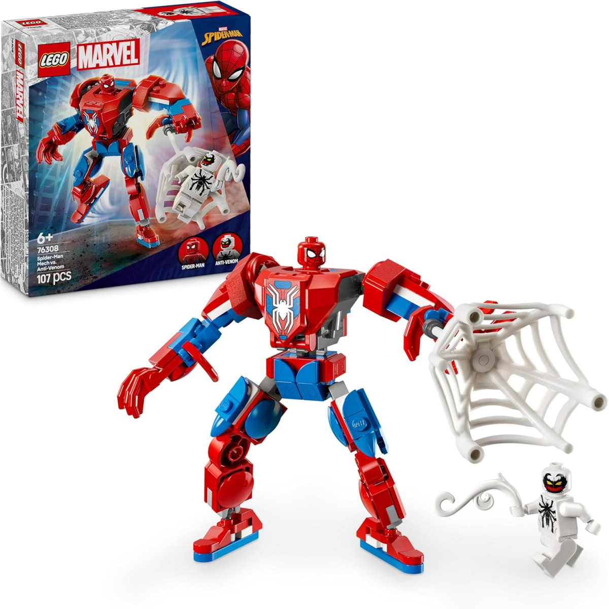 LEGO Marvel 76308 - Mech di Spider-Man contro Anti-Venom
