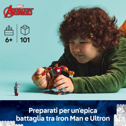 LEGO Marvel 76307 - Mech di Iron Man contro Ultron