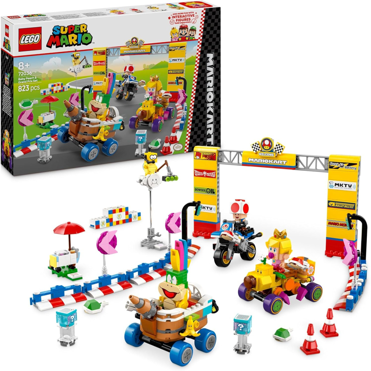 LEGO Mario Kart™: Pack Baby Peach e Gran Premio