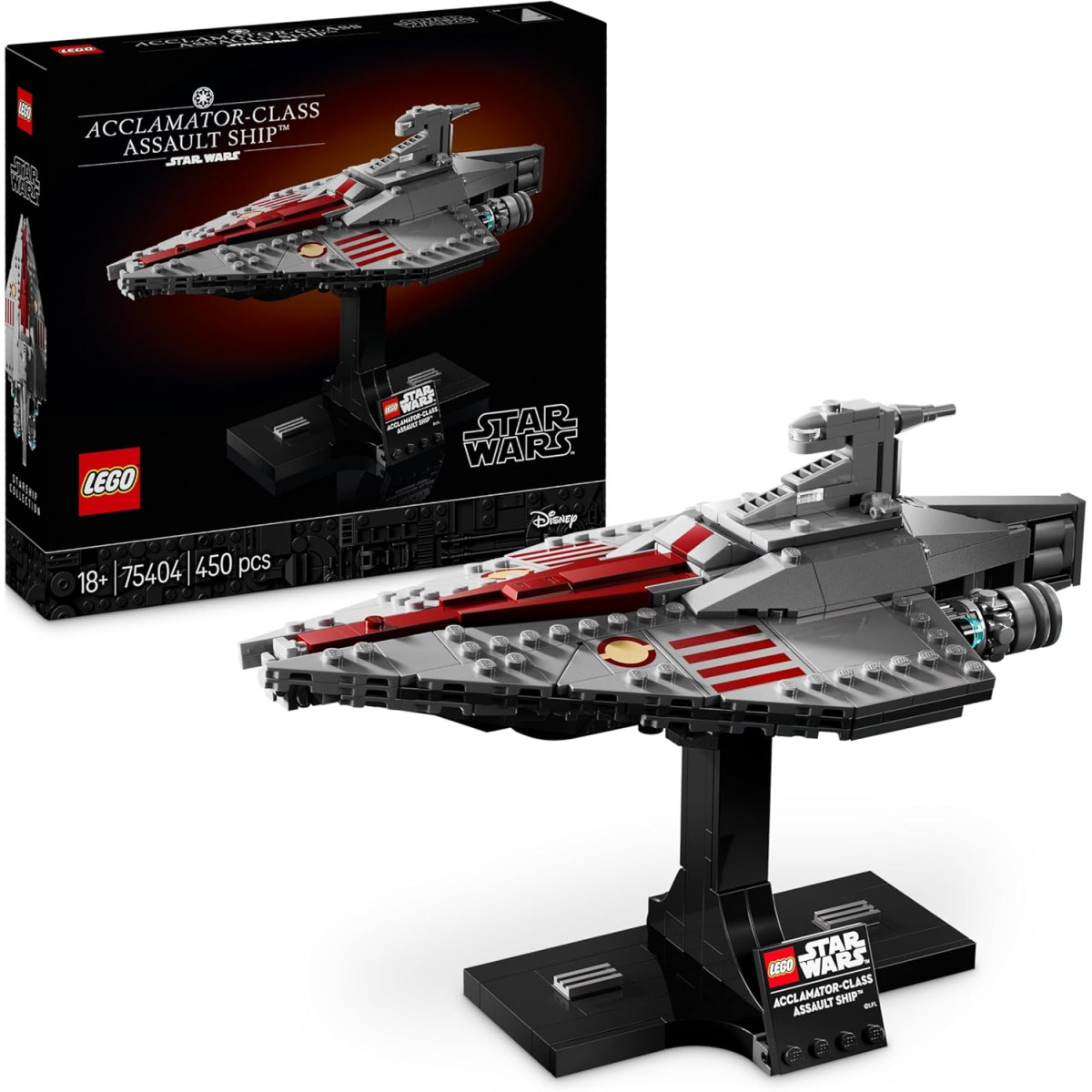 LEGO Star Wars 75404 - Nave d’assalto di classe Acclamator