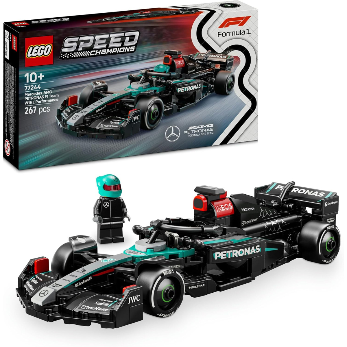 LEGO Speed Champions 77244 - Auto da corsa Mercedes-AMG F1® W15