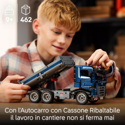 LEGO Technic 42203 - Autocarro con cassone ribaltabile
