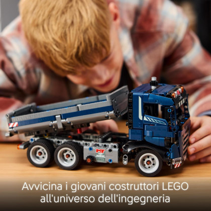 LEGO Technic 42203 - Autocarro con cassone ribaltabile