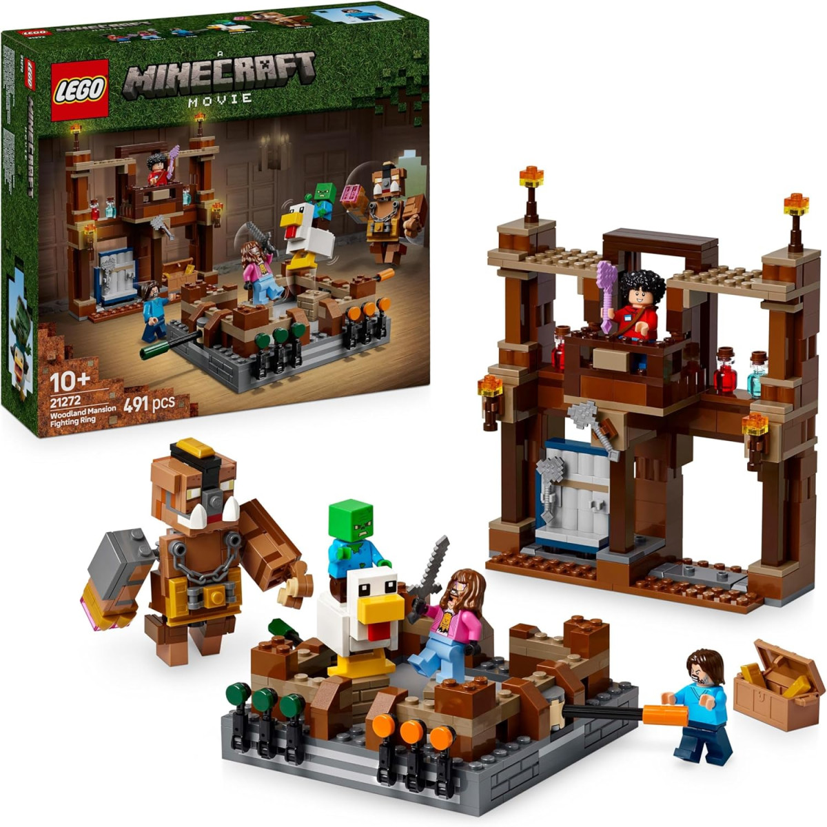 LEGO Minecraft 21272 - Magione della foresta: ring di combattimento