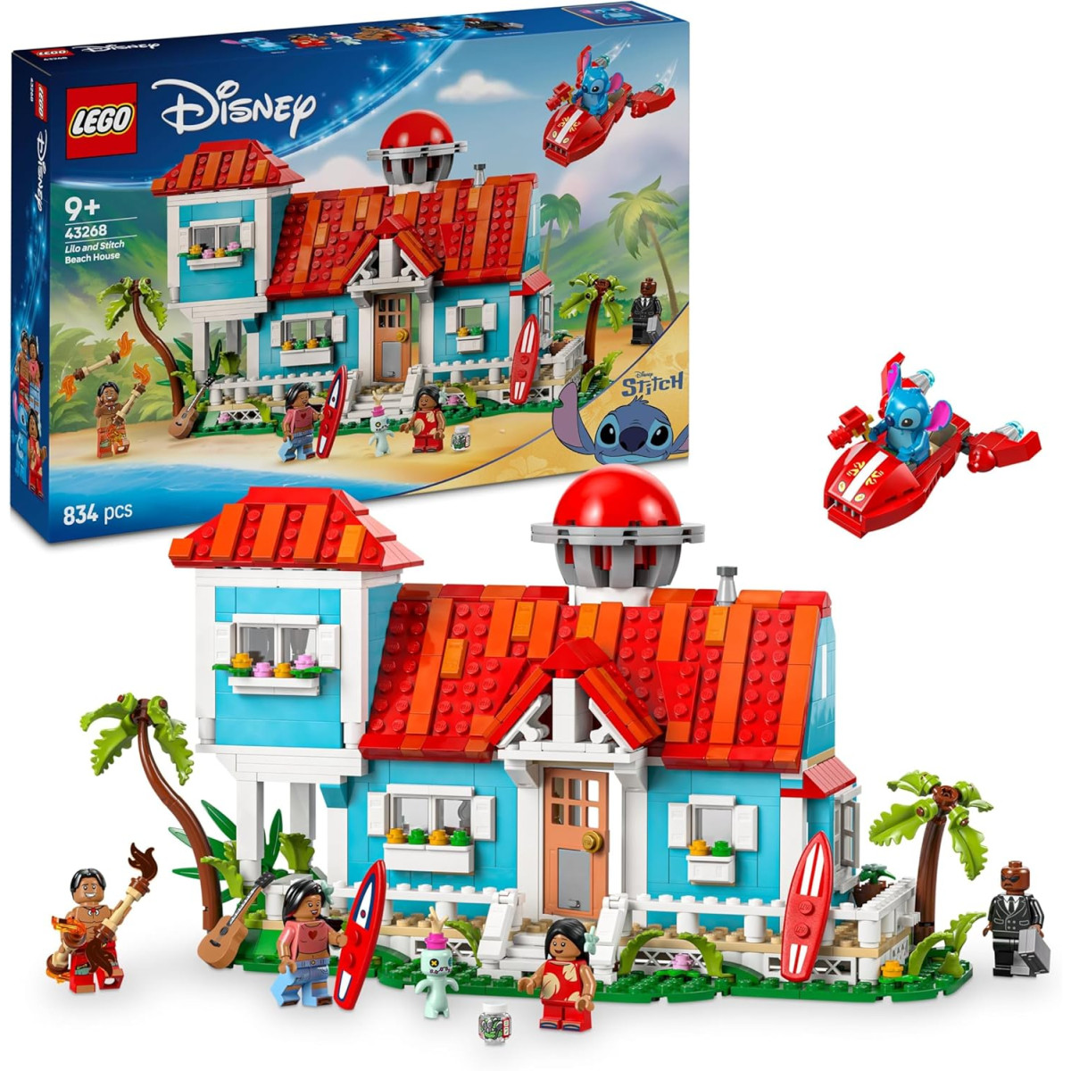 LEGO Disney 43268 - Casa sulla spiaggia di Lilo e Stitch