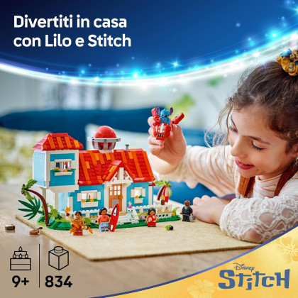 LEGO Disney 43268 - Casa sulla spiaggia di Lilo e Stitch