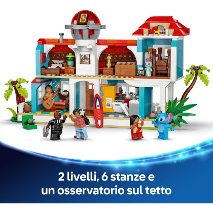 LEGO Disney 43268 - Casa sulla spiaggia di Lilo e Stitch
