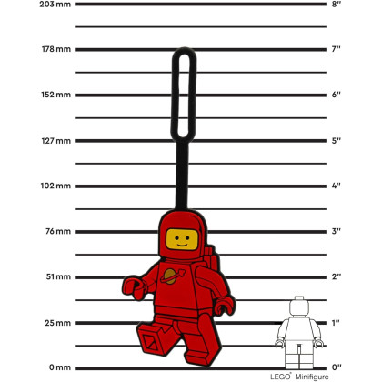 LEGO tag per bagagli  - 53498 Red Space Man