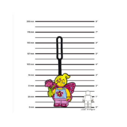 LEGO tag per bagagli - 52853 ragazza farfalla