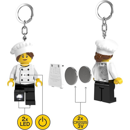 LEGO portachiavi led Chef donna LGL-KE218H