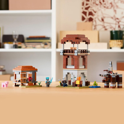 LEGO Minecraft 21278 - L’avamposto del saccheggiatore e predone