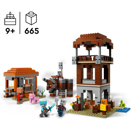 LEGO Minecraft 21278 - L’avamposto del saccheggiatore e predone