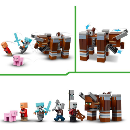 LEGO Minecraft 21278 - L’avamposto del saccheggiatore e predone