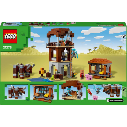 LEGO Minecraft 21278 - L’avamposto del saccheggiatore e predone