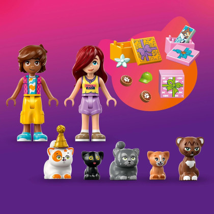 LEGO Friends 42666 - Festa di compleanno felina e Casa sull’albero