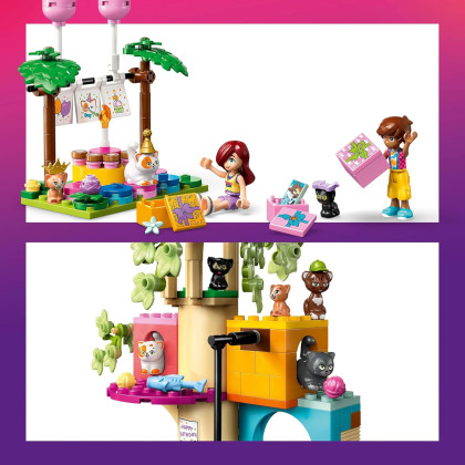 LEGO Friends 42666 - Festa di compleanno felina e Casa sull’albero