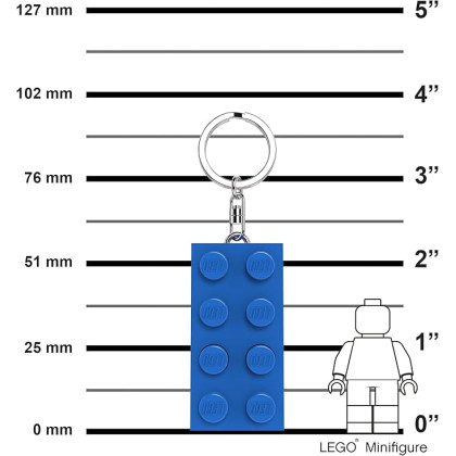 LEGO Portachiavi LED mattoncino blu KE234HB
