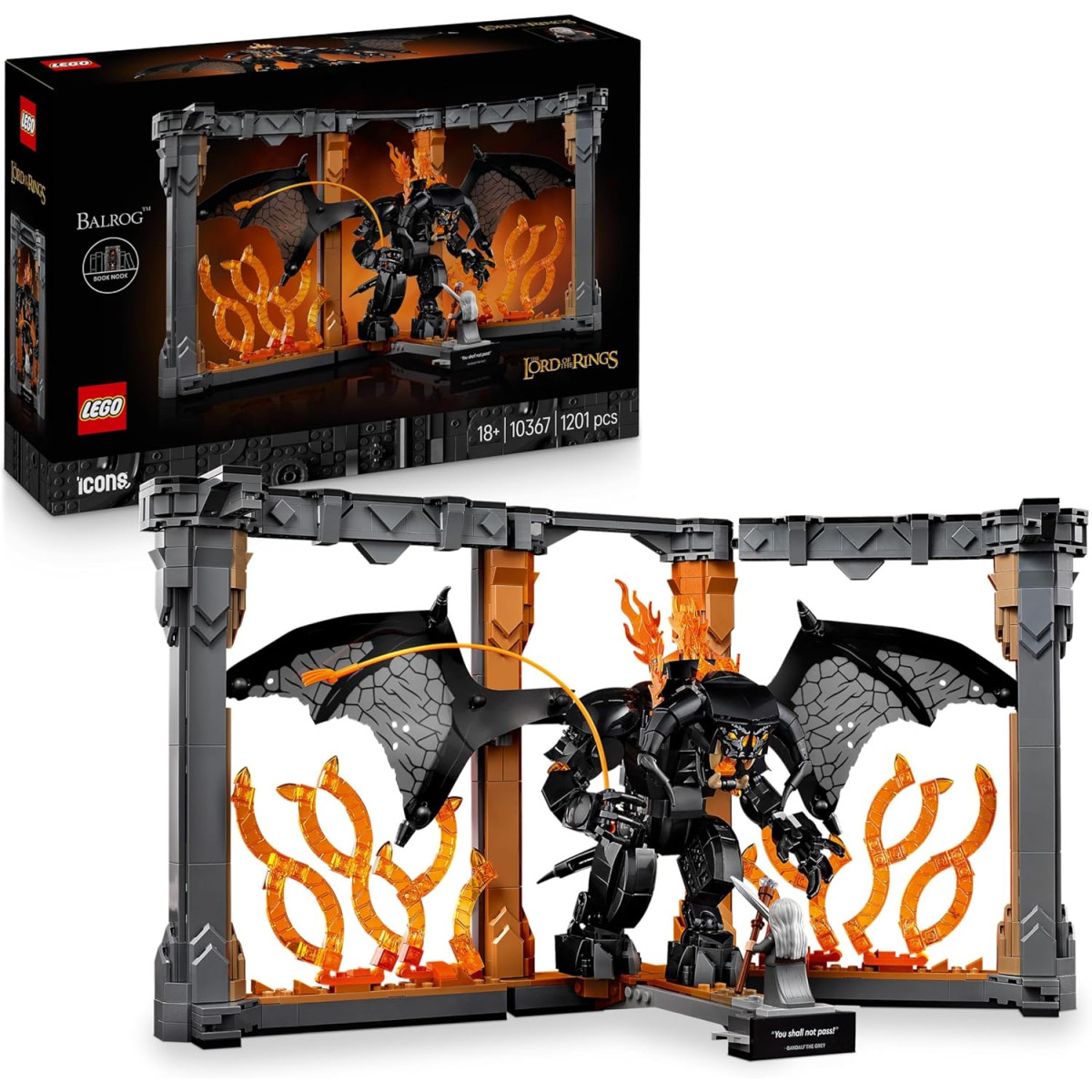 LEGO 10367 - Il Signore degli Anelli: Book Nook del Balrog™