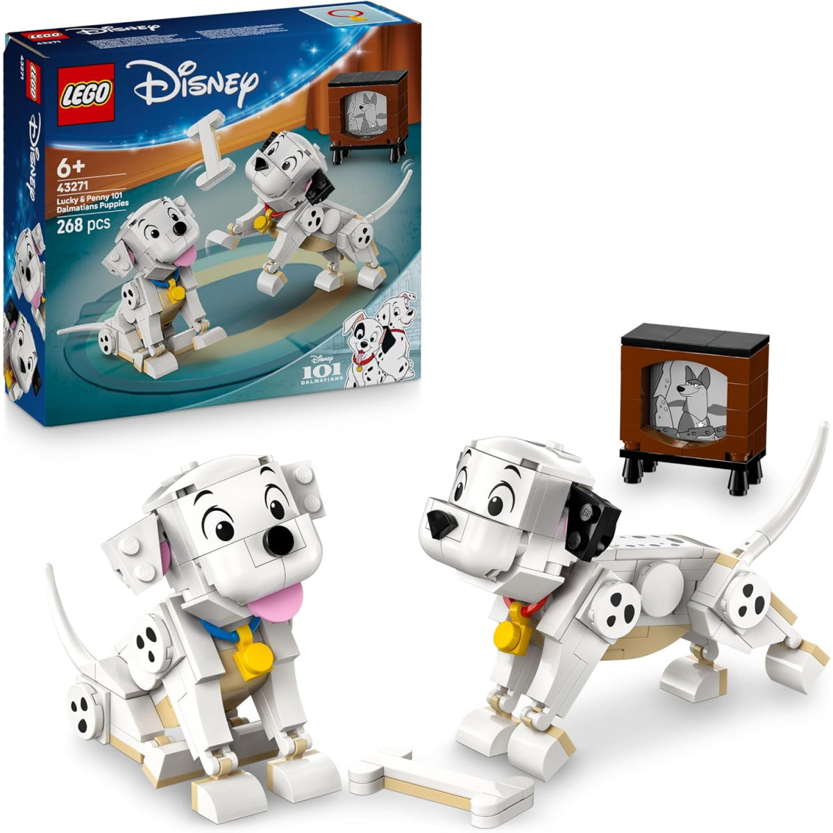 LEGO Disney 43271 - Pongo e Peggy - La carica dei cento e uno