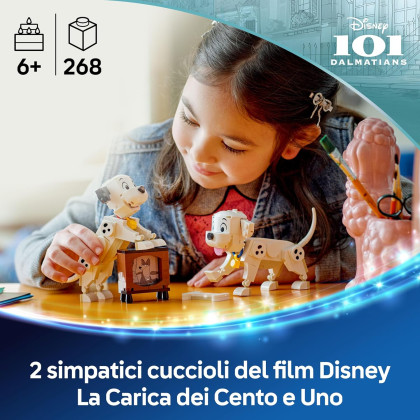 LEGO Disney 43271 - Pongo e Peggy - La carica dei cento e uno