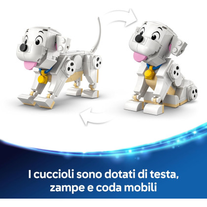 LEGO Disney 43271 - Pongo e Peggy - La carica dei cento e uno