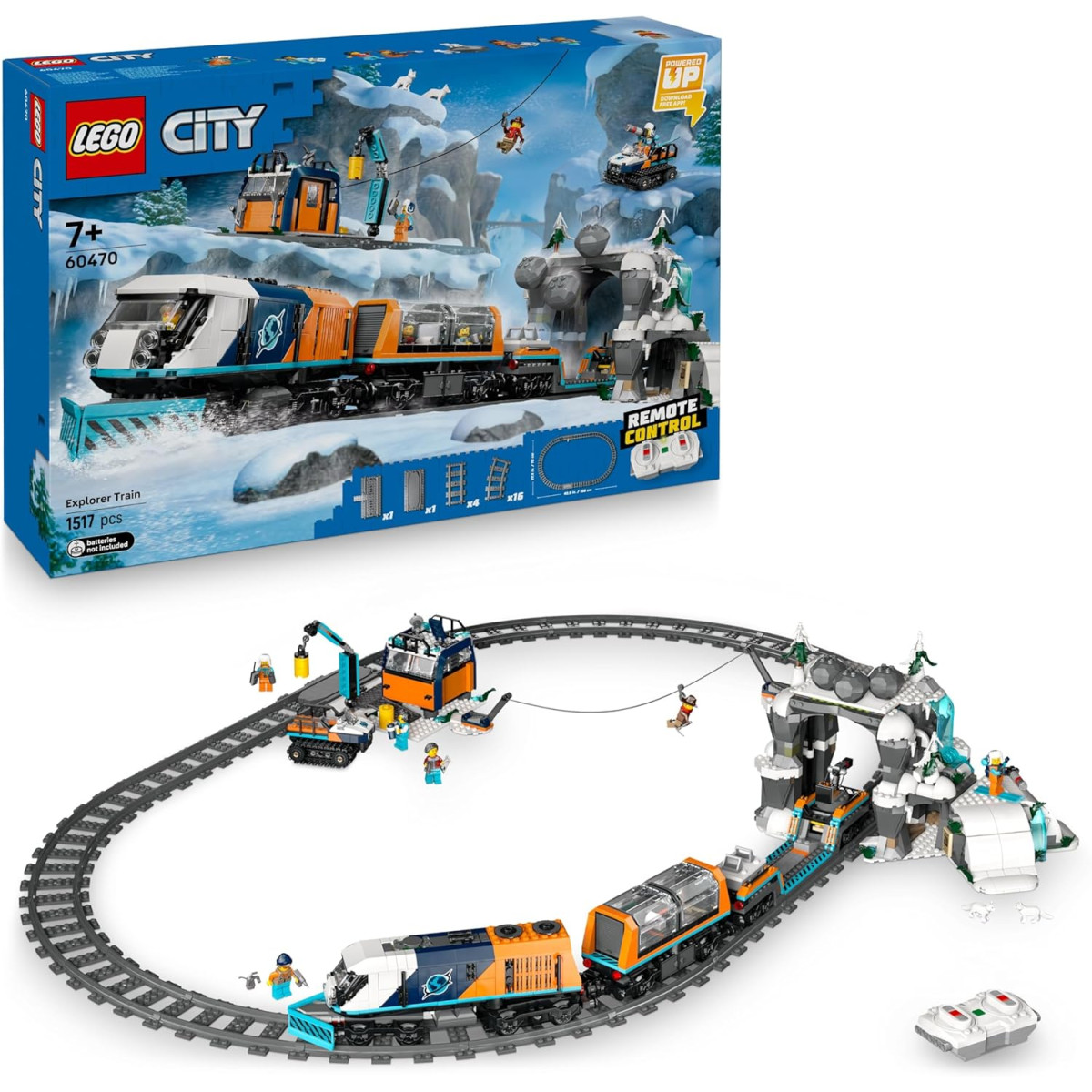 LEGO City 60470 - Treno espresso artico degli esploratori