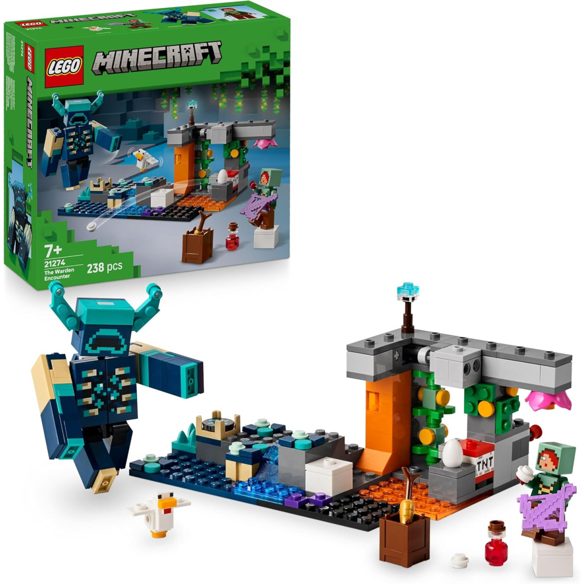 LEGO Minecraft 21274 - L’incontro con il Sorvegliante