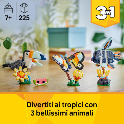 LEGO Creator 31173 - Animali selvatici: tucano tropicale