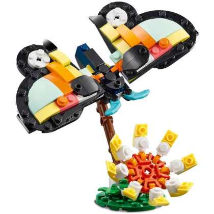 LEGO Creator 31173 - Animali selvatici: tucano tropicale