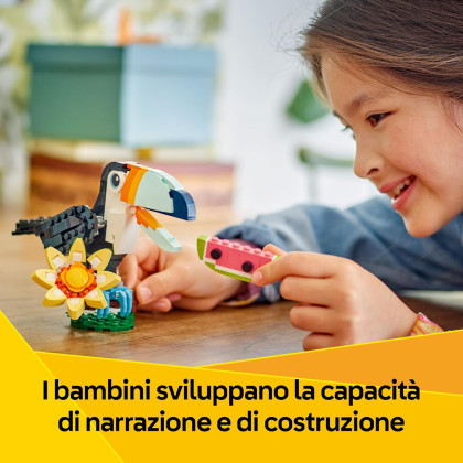 LEGO Creator 31173 - Animali selvatici: tucano tropicale