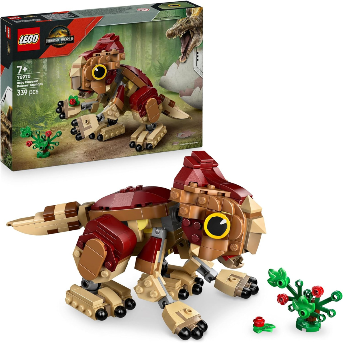LEGO Jurassic World 76970 - Dinosauro cucciolo Dolores: Aquilops