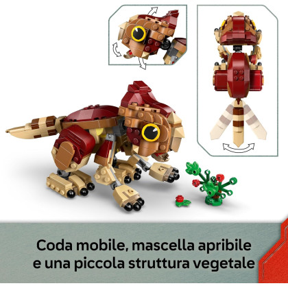 LEGO Jurassic World 76970 - Dinosauro cucciolo Dolores: Aquilops