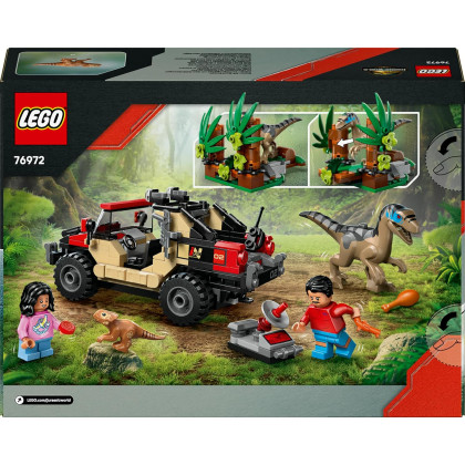 LEGO Jurassic World 76972 - Fuga dal Raptor sul fuoristrada