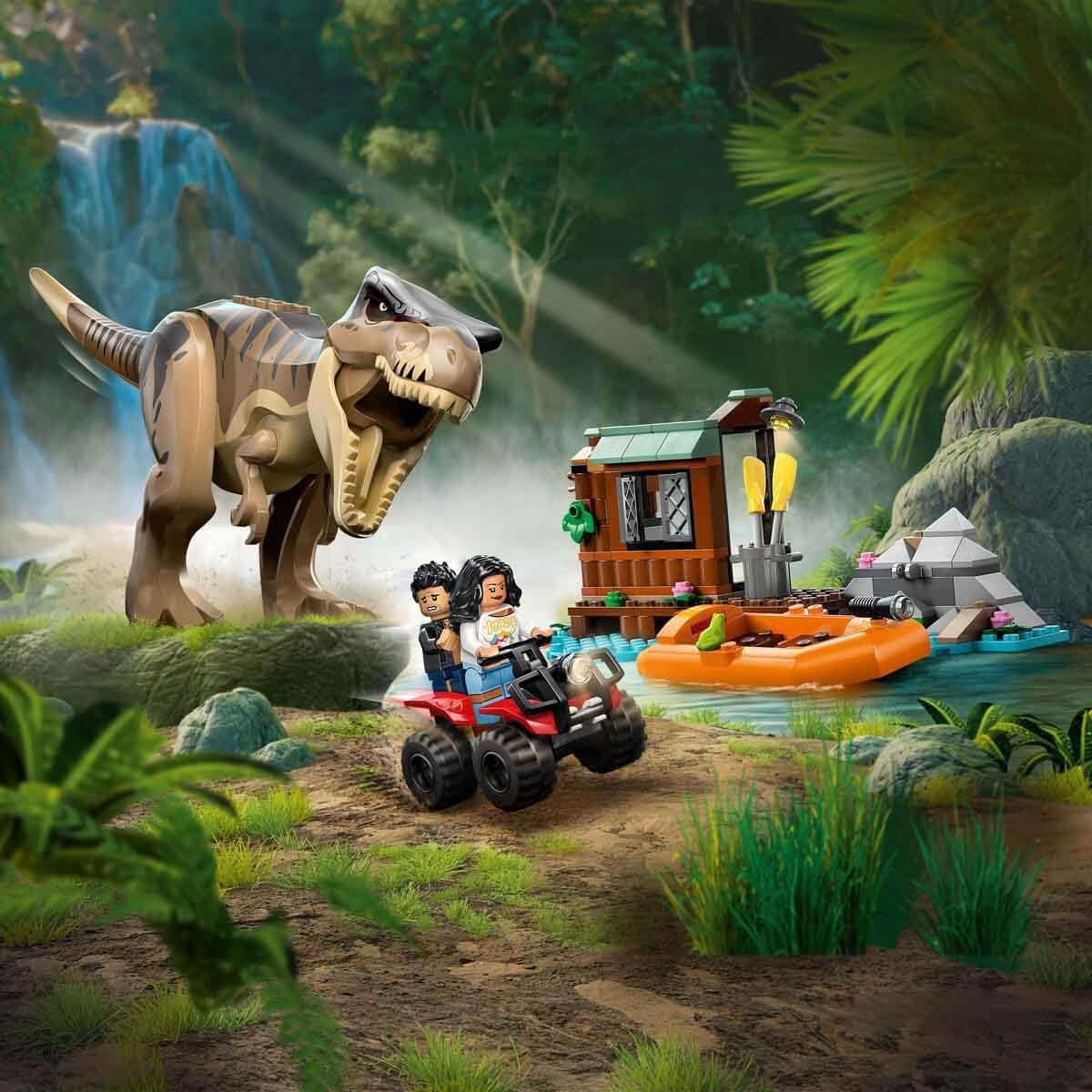 LEGO Jurassic World 76975  - Fuga sul fiume dal T. rex
