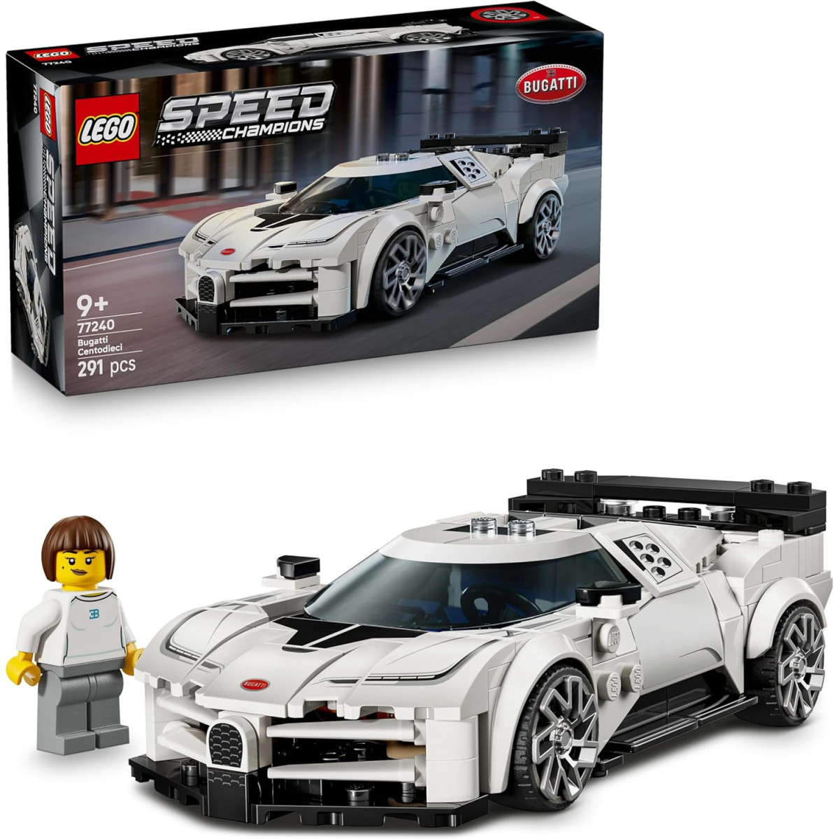 LEGO Speed Champions 77240 - Hyper Sports Car Bugatti Centodieci