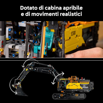 LEGO Technic 42215 - Escavatore Volvo EC500 Hybrid