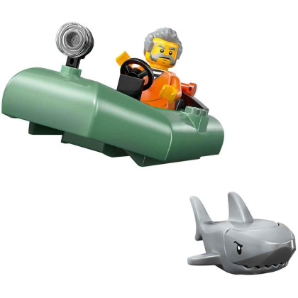 LEGO City 60456 - Inseguimento del motoscafo della Polizia
