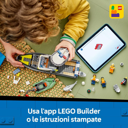 LEGO City 60456 - Inseguimento del motoscafo della Polizia