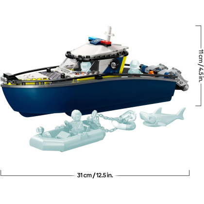 LEGO City 60456 - Inseguimento del motoscafo della Polizia