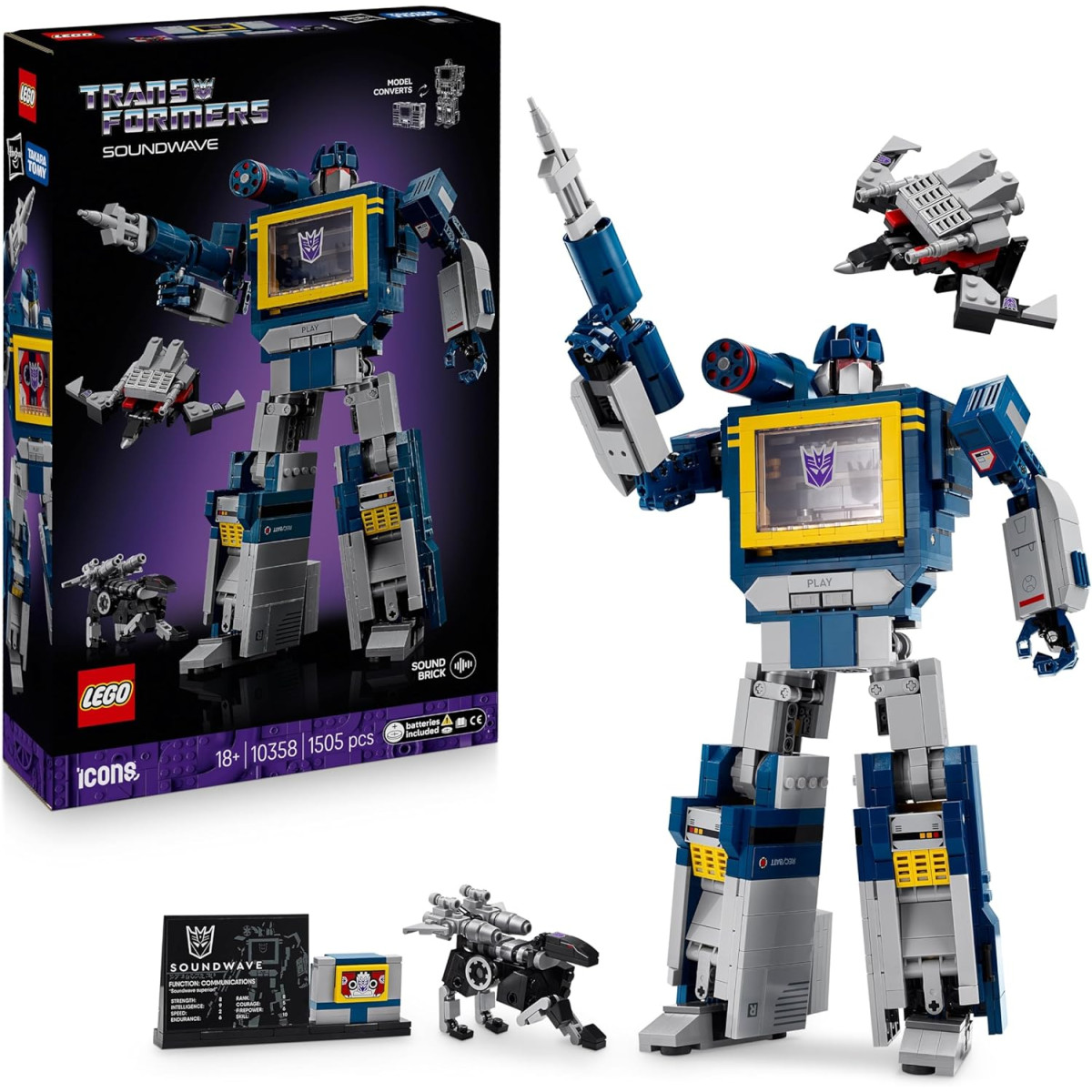 LEGO Icons 10358 - Transformers: Soundwave