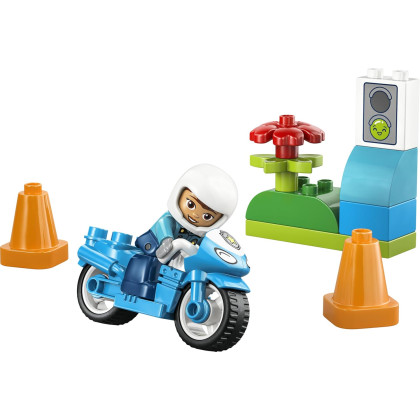 DUPLO 10471 - Motocicletta blu della Polizia