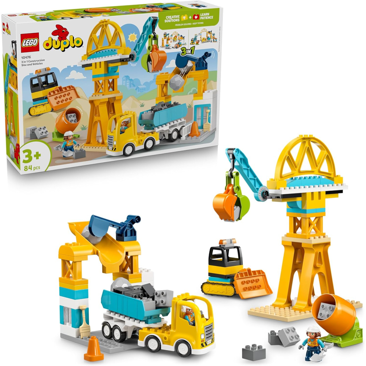 DUPLO 10476 - Cantiere e veicoli 3 in 1