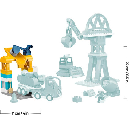 DUPLO 10476 - Cantiere e veicoli 3 in 1