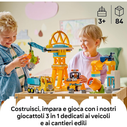 DUPLO 10476 - Cantiere e veicoli 3 in 1