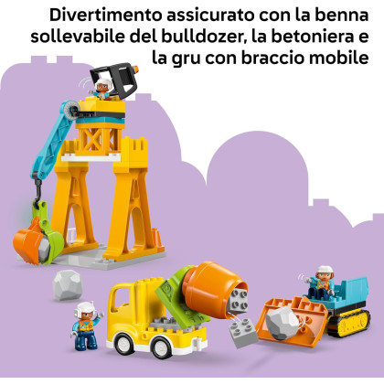 DUPLO 10476 - Cantiere e veicoli 3 in 1