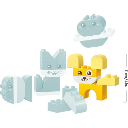 DUPLO 10477 - Animali domestici creativi 3 in 1